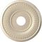Ekena Millwork Berkshire PVC Medallion (Canopies up to 7"), 16"OD x 3 1/2"ID x 1"P, Universal Metallic Pearl Mist CMP16BEEPE - alternate 1